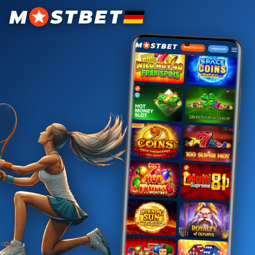 Mostbet App auf dem Smartphone mit Live-Wetten und über 3.000 Casinospielen