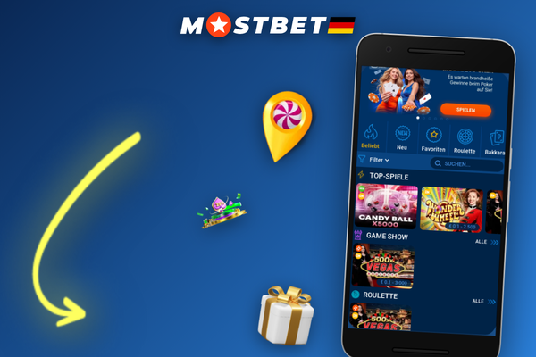 Mostbet Mobile App Anmeldebildschirm mit Fingerabdruck-Anmeldung für schnellen Zugang